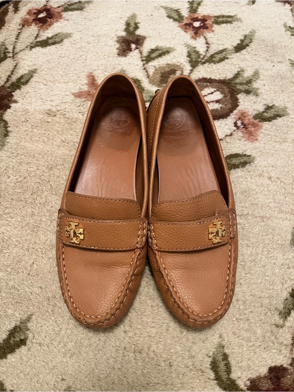 Tory Burch Kira Driving Loafer Dark Tan 7.5